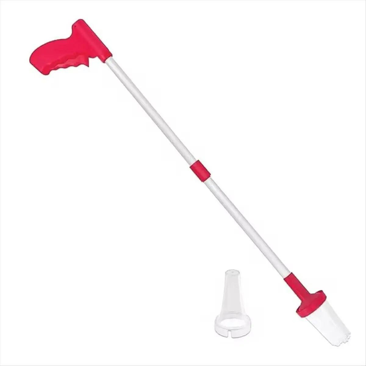 Alloy + Plastic Home Pest Control Spider Catcher with Aluminum Alloy Components, 83cm Long Convenient Folding Handle Quick Trigger, 42cm Folds Compact Insect Trap, Safe Handling Indoor Roach Grabber for Effortless Storage