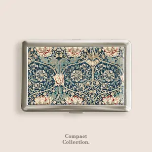 William Morris's Honeysuckle Cigarrette Case Zigarettenetui Wallet Vintage Metal 100s Box Blunt Holder Gift