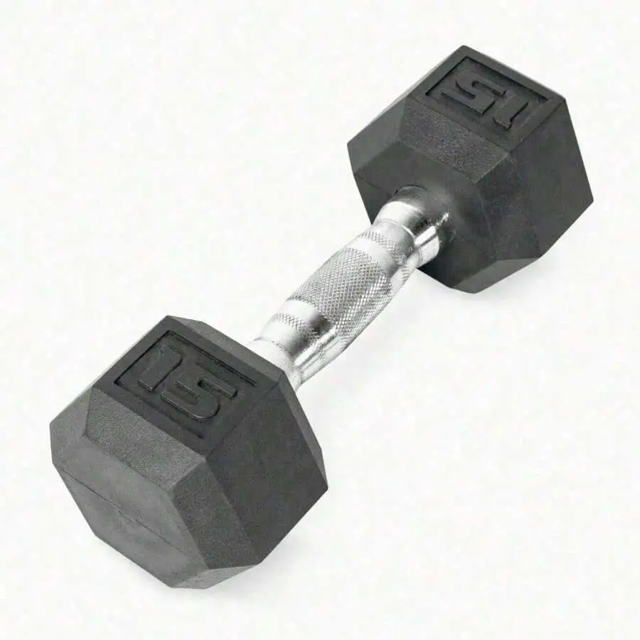15-Pound Dumbbell - Perfect for Home Gym Workouts men fitness reels jump rope for workout