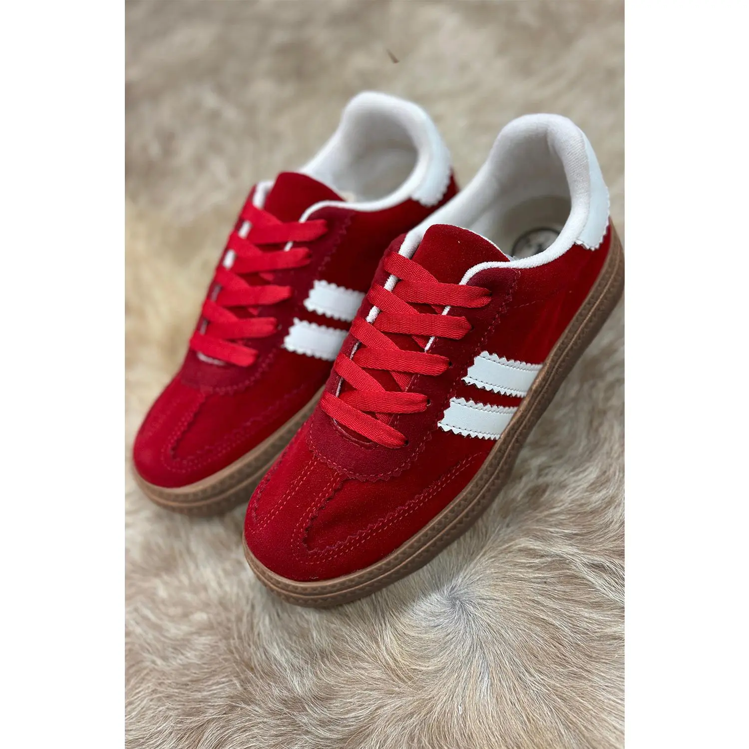 Harper Lace Up Flat Shoes