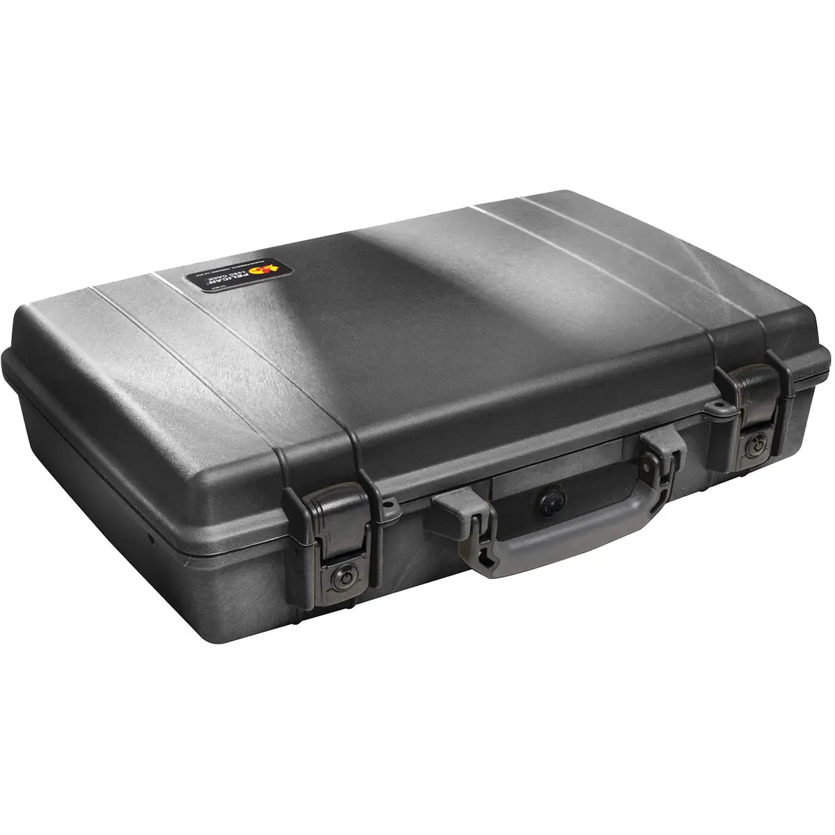 Pelican 1490 Protective Watertight Hard Case with Foam Insert, for 17" Max Notebook Computers, Ideal for Laptop Users - Black, Hard Plastic