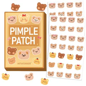 100/120PCS Panda Acne Patches, Acne Pimple Patches, Invisible Blemish Cover Stickers, Halloween Cute Skin Care Patches