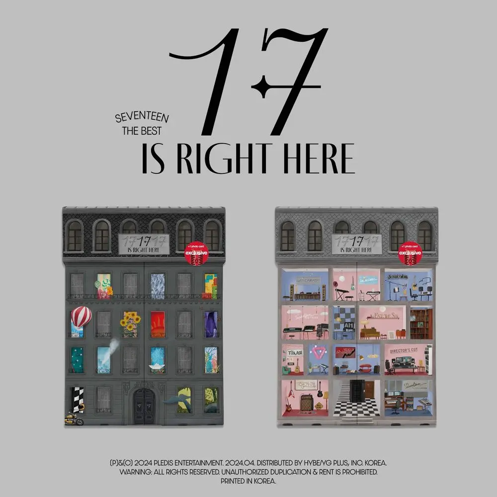 SEVENTEEN - SEVENTEEN BEST ALBUM '17 IS RIGHT HERE' ( CD)