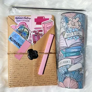 Blind Date with a Book - Read and Sip Edition, Brand New Book & Stainless Steel Tumbler Included