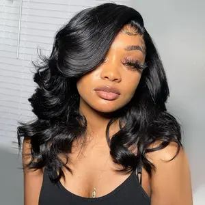 【Upgrade Drawstring】Alipearl Wigs Side Part 200% Density Glueless LayerCut Wig 6x8 Lace Closure Wig Body Wave Human Hair Ready To Go Wigs TiktokFashionWeek FallFreshness