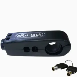 Abs Anti-Theft Lock, Security Lock, Sturdy Lock, Safety Lock, Wheel Lock Keys, Multiple Colors Available, Suitable for Bicycles and Motorcycles, Lightweight and Portable