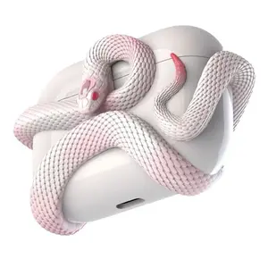 [LX]Snake AirPods Case For AirPods Pro 2/Pro &AirPods 3-Anti-Fall Protection Cover, StylishDecor Gift For Gym Lovers In White, Black,Headset Dragon Pattern