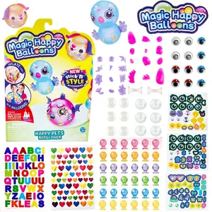 Magical Bubble Toy DIY Craft Accessories Expansion Pack, Educational Puzzle Toys, Customizable Shapes, Fun and Educational Play, Ideal Party Gift(Accessory Refill Pack) Sensory Bundle, Sensory Grippie Set