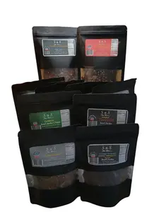 The Boss's Ultimate Build Your Own 10 Pack Bundle - 10- 4 oz. Handcrafted bags of your choice of  12 Finger Mesquite, Sweet Candied Teriyaki, Caribbean Beef Jerky Chip, VA Garlic Pepper, Everything Bagel and  Soy, and  HOT Korean BBQ . Savory Snack