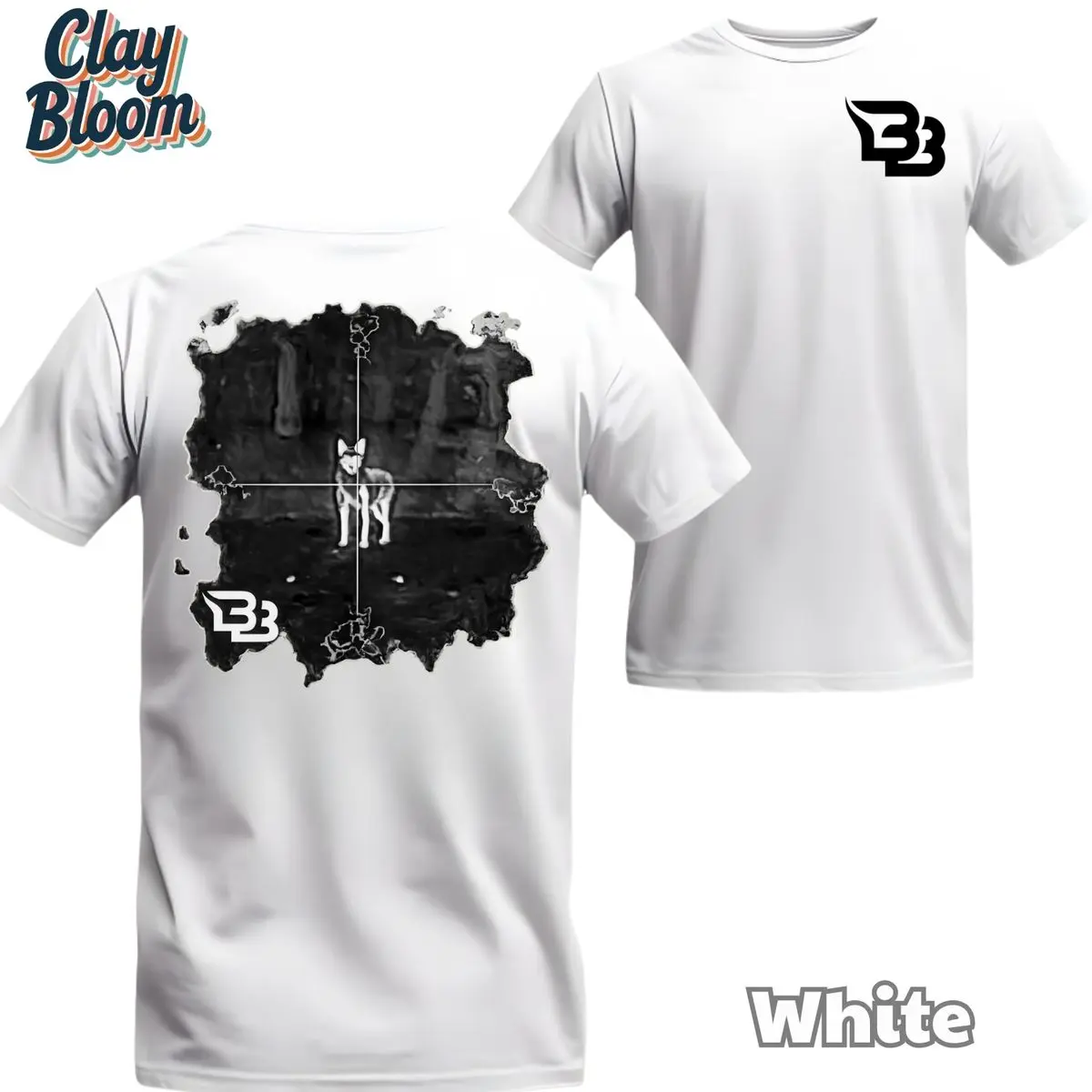 180g[100%cotton] Shirt| Professional Predator Hunter Graphic Tee| Night Vision Scope Design| Premium Cotton Outdoor Apparel for Men| Unique Wildlife Hunter Gift| Tactical Varmint Hunting Clothing| Breathable Short Sleeve Top - By Clay Bloom