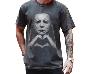 Michael Myers Heart Shirt, Horror Movie Tee, Halloween Gift, Slashers Tshirt, Retro Graphic, Spooky Season, Unisex T-shirt