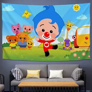 Cartoon flag Cute Wall Tapestry For Art Science Fiction Room Home Decor Wall Hanging Banner P-PlimS Cute P-PlimS Art Room Decor Decoration T16-0331-03