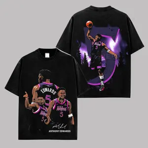 Anthony Edwards Graphic Tee Shirt, Anthony Edwards Vintage Basketball T-Shirt, Ant Man Retro Streetwear Tee, Rising Star Oversized Unisex Fan Shirt, Trending Sports Gift US