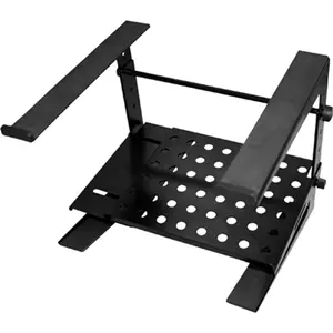 212 MAIN Double-Tier Multi-Use Stand-Alone DJ Laptop Stand, 5 Levels Height Adjustable for Computers, Five Levels