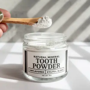 Remineralizing Tooth Powder (Revised Formula) by Revive Homestead - Non-Nano Hydroxyapatite - Fluoride-Free, Teeth Whitening, Gentle, Sensitive, Vegan Option, Remineralizing, Natural Toothpaste Alternative for Adults & Kids Peppermint Spearmint