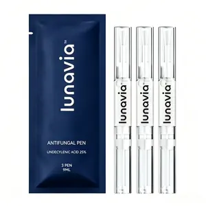 3-Pack Lunavia Antifungal Pen – Undecylenic Acid 25% – Effectively Treats Most Cases of Athlete's Foot, Jock Itch, and Ringworm