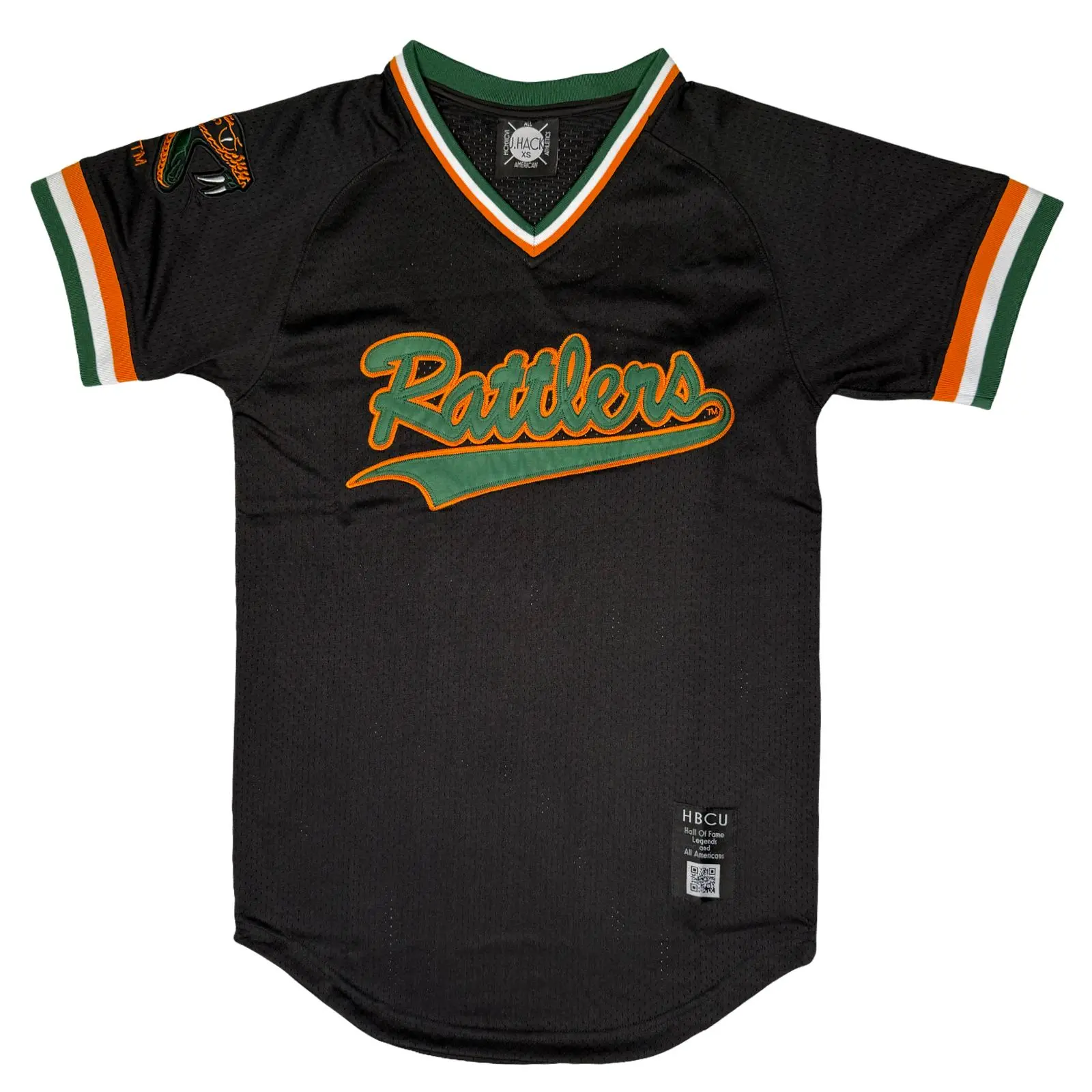 FAMU Black Wavey Rattlers Batters Jersey 2.0