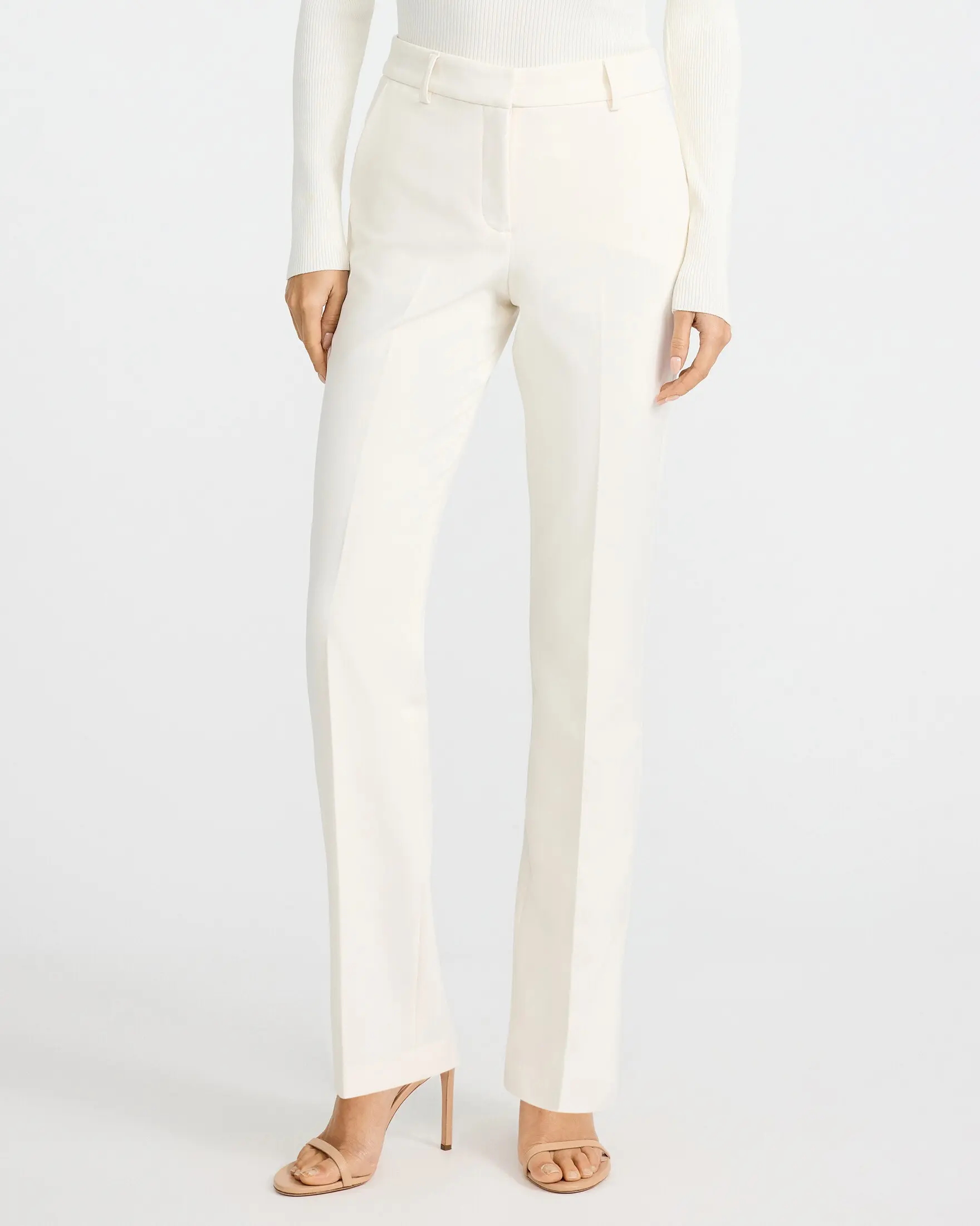 Express Editor Signature Stretch Mid Rise Bootcut Pant, Slim, Spandex, Matching, Bottom