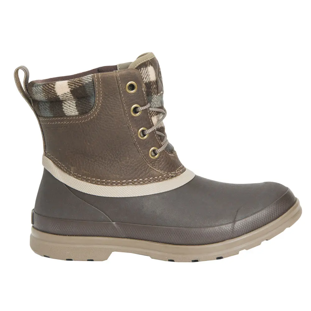Muck Boot Womens Original Lace Up Duck Casual Boots Ankle - Brown