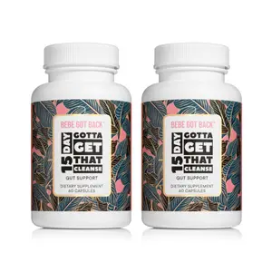 BEBE GOT BACK 15-Day Gut & Colon Cleanse Advanced Formula with Senna 120 Capsules for Detox Energy Boost & Digestion Support - Healthcare