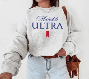 [Sale up to 30%] Michelob Ultra Sweatshirt Classic Michelob Ultra Logo Beer, Top & Tees, For Women
