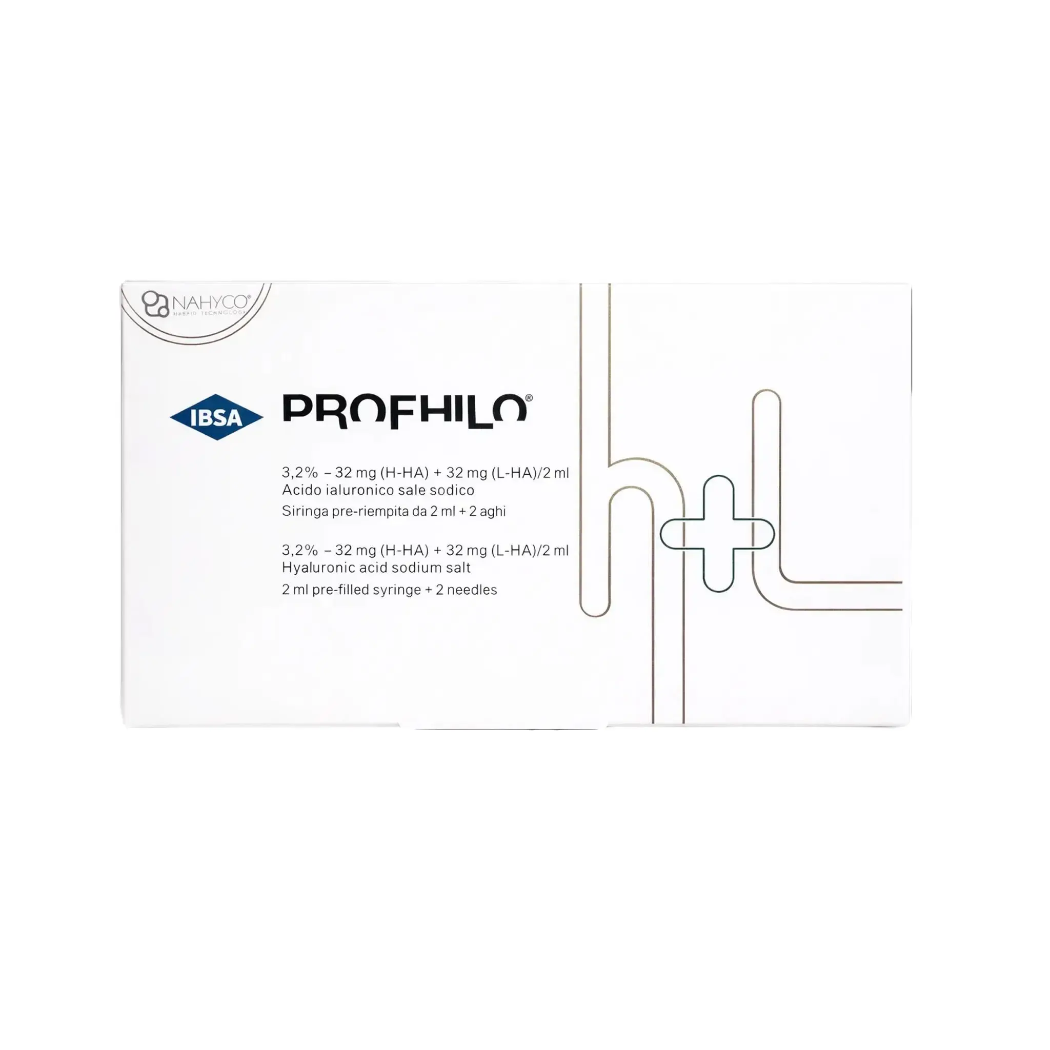 Profhilo 2 ml HASkin Bio-Remodeling Treatment - 3.2% - 32 mg (H-HA) + 30 mg (L-HA)