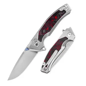KLAKEN B10 Vantar EDC Pocket Knife M390 Blade With Button Lock Folder