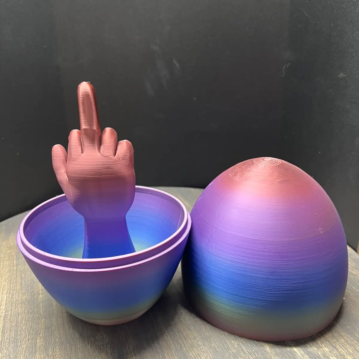 Xl Surprise Middle Finger Egg