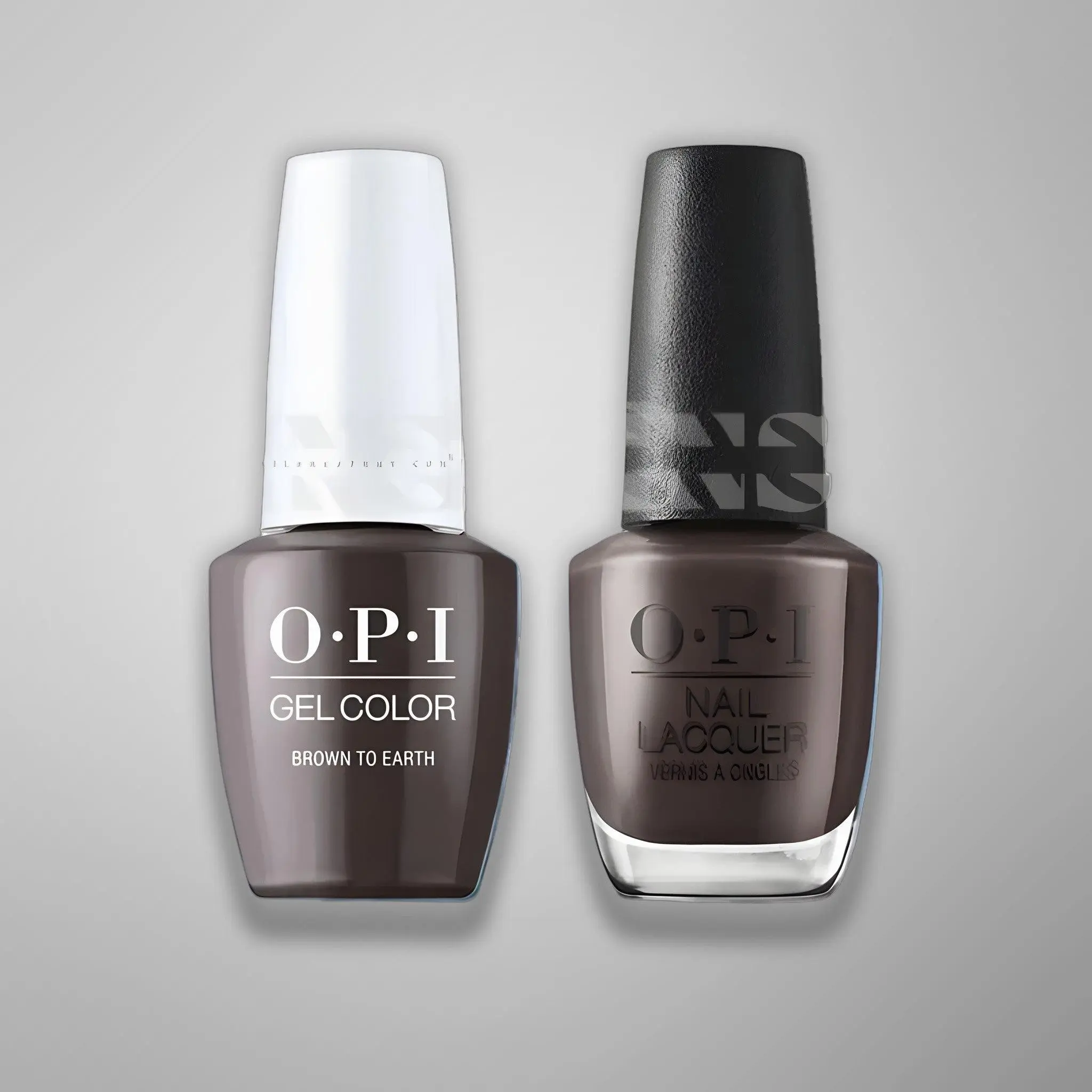 OPI Duo - Brown To Earth F004 - Gel & Matching Lacquer Duo 0.5 oz