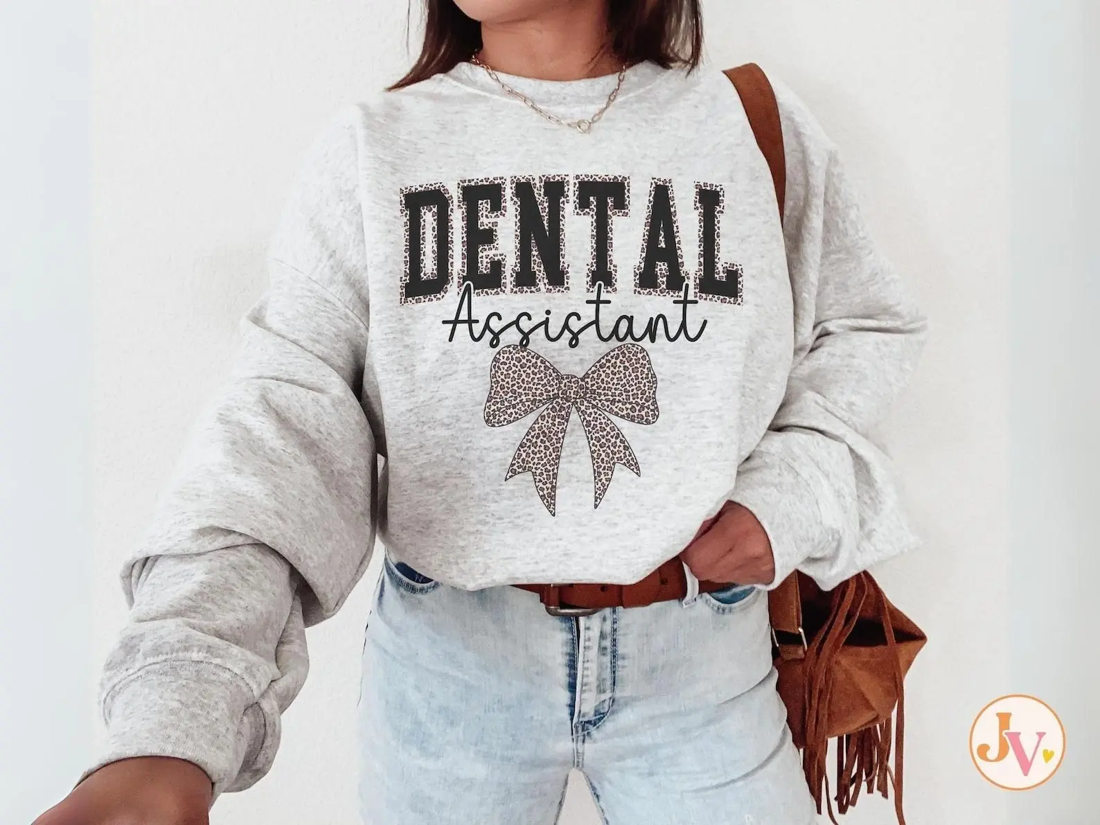 Dental Assistant T Shirt, Coquette Dental Sweatshirt for Women, Cute RDA Crewneck, Dental School Graduation Graphic Tee, Assistant Appreciation Gift Top