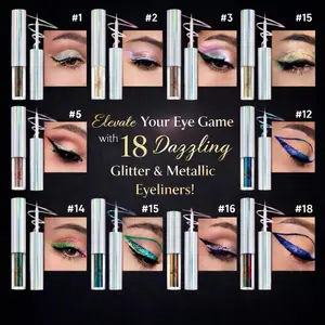 Liza's Beauty Line Liquid Eye Liner #18 pc Precise Application for Bold Eyeliner Looks