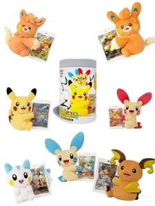Pokemon Chinese Nuzzle Cheeks Plush Card Display Gift Box One Blind Box
