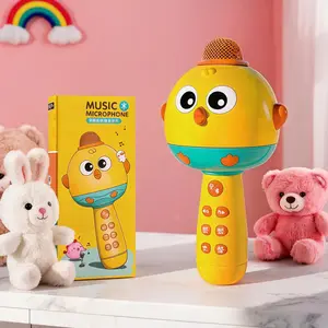 Chlid's K-pop Portable with Colorful LED Light Karaoke Microphone Toy,Boosts your child'shappinessand confidence, Perfect birthday,Christmas,Easter gift for kids ages 3-8 K-popfestival gift creativity halloween gift music toy ornament instruments musical