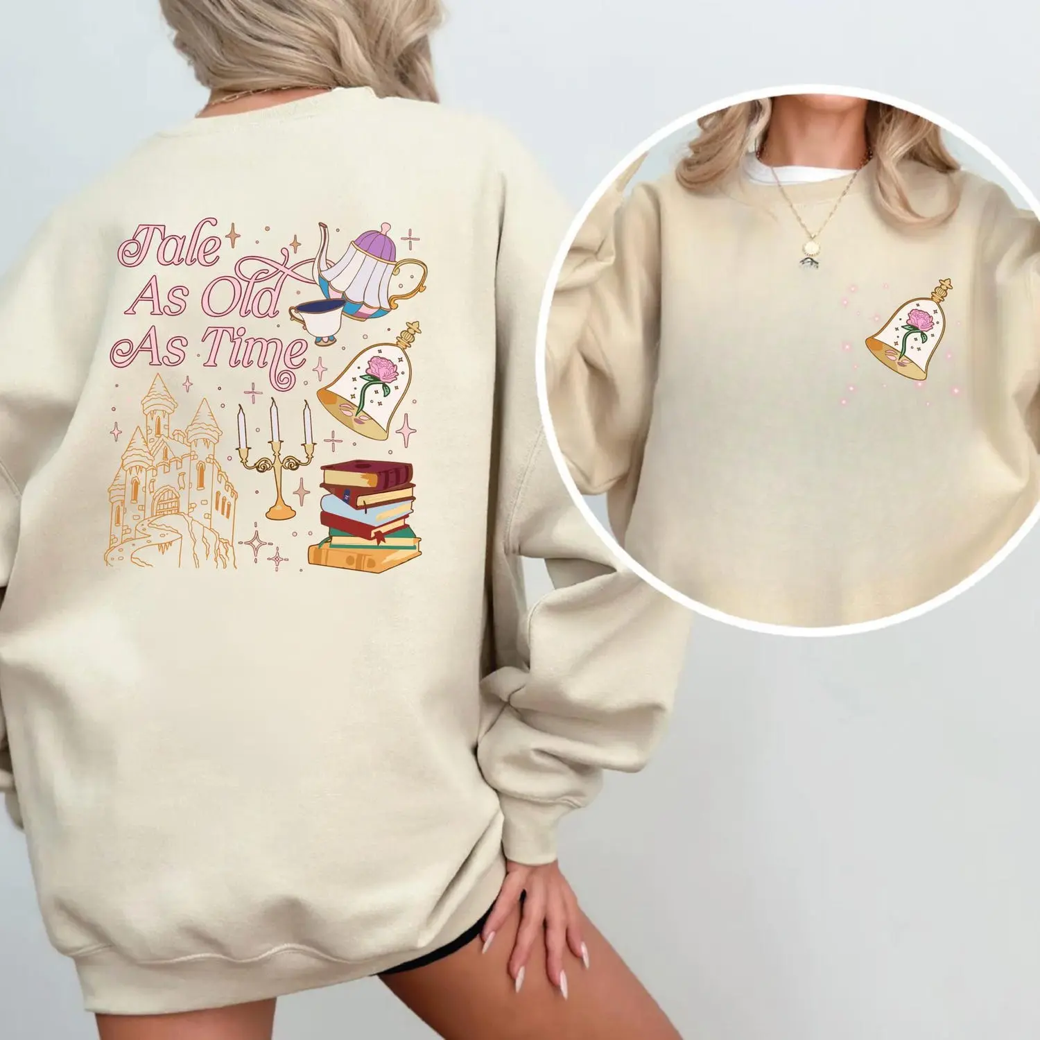 A Tale as Old as Time Shirt, Princess Book Club, Girl Trip Crewnecks, Beauty N Beast Hoodie T-shirt, Book Lover Gift