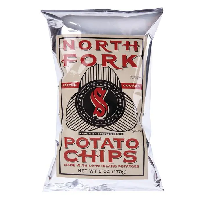North Fork Kettle Potato Chips Original Salted 6oz 12ct