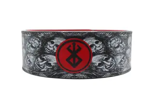 Rage Warrior Power Lever Belt Hardcore Powerlifting Dark Battle Anime Design for Anime Enthusiasts & Everyday Wear