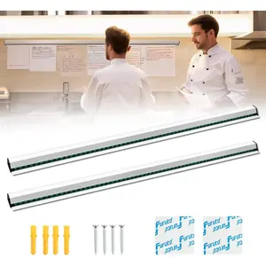 Ticket Holder for Restaurant, 36/48/60 inches, Restaurant Order Holder,Durable and Easy to use, Suitable for Commercial Kitchens, cafes, -(48 Inch, 2 count) (48 Inch)
