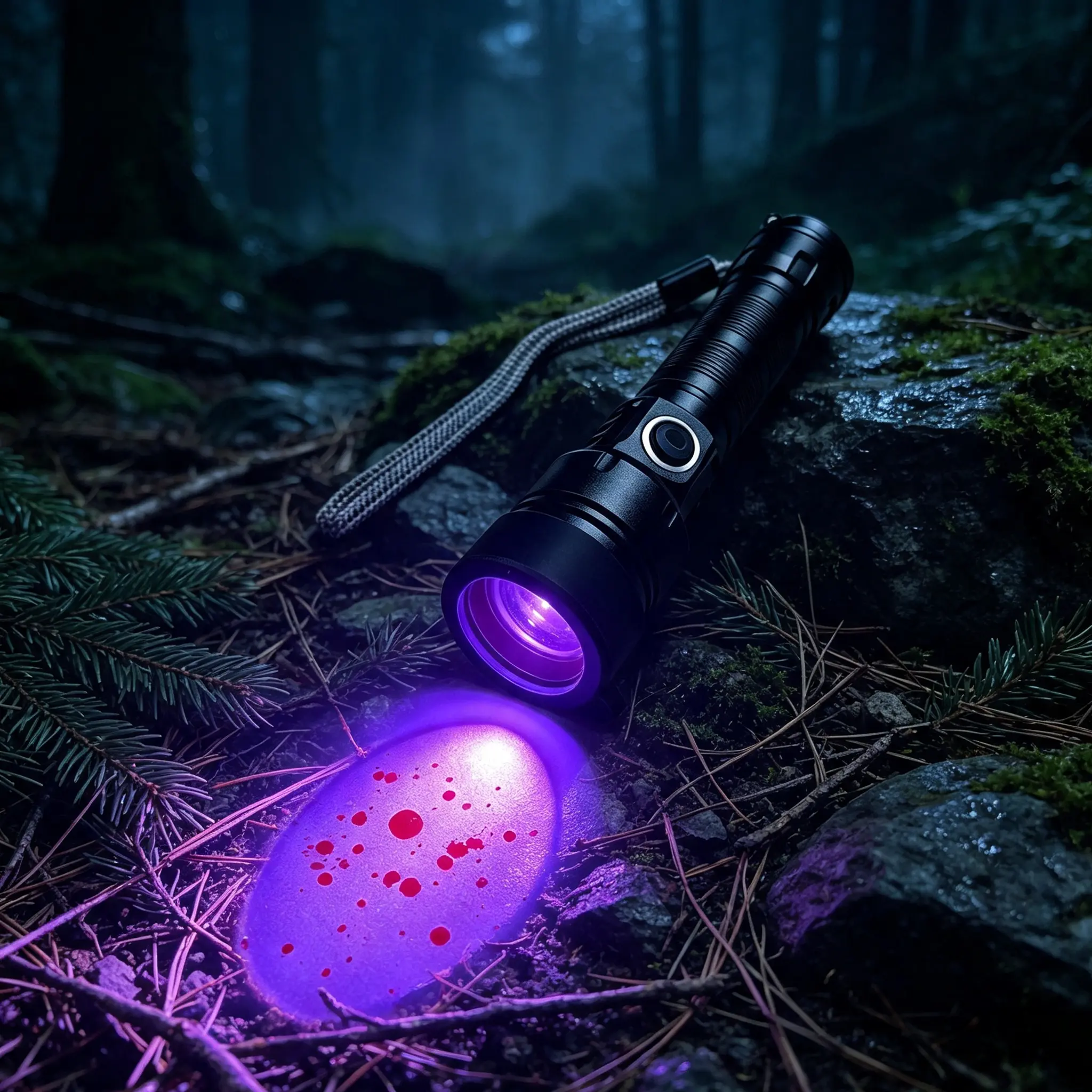 Blood Tracking Light for Hunting Deer with Special Filter Make The Blood Trail Highlighted Easy to Wounded Prey Essential Tool for Hunter Gifts (Blood Tracking Flashlight for Hunting)Powerful Rechargeable Christmas Gifts For Men/Husbands/Fathers/Brothers