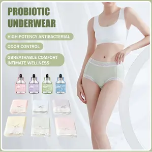 7A-grade Antibacterial Breathable Silk Women's Underwear 7 Individually Packaged Pairs Contains Dopamine Comfort Fit 40kg to 90kg