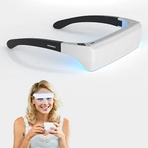 Meinno Portable Daylight Glasses, 2-in-1 White/Blue Light, 3 Timer Function, Sunlight Lamp On the Go
