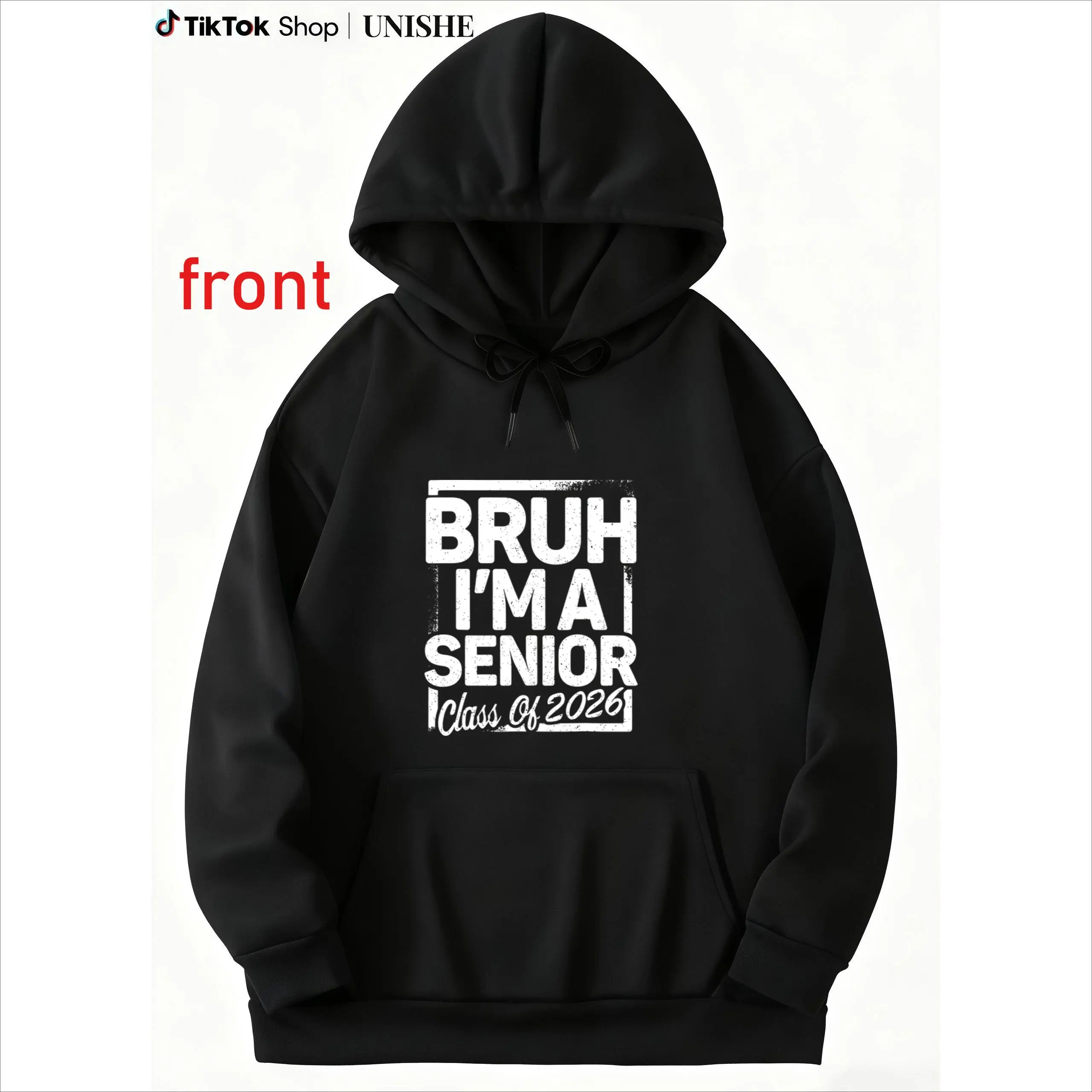 Senior Year 2026 Bold Vintage Hoodie with Graduation Class Humor