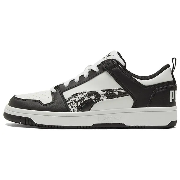 Women's PUMA Rebound LayUp Low 'Black White Camo' Shoe, Sneaker, Sports Shoe, Trainer, Athletic Flat