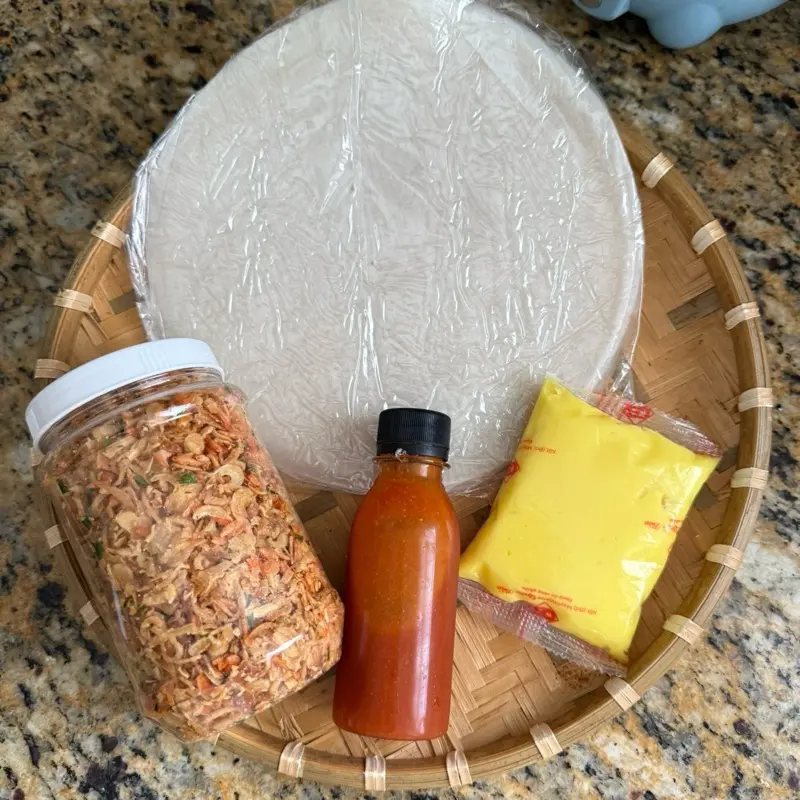 Bánh Tráng Mỹ Vị - Saigon Flavor Crunch Rice Paper Set, authentic Vietnamese streetfood snack