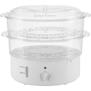Healthy Steaming Solution - 6.3 Quart Electric Rice & Vegetable Steamer with Timer
