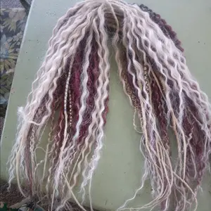 Double Ended Wavy Dread Extensions Female Wavy Extensions