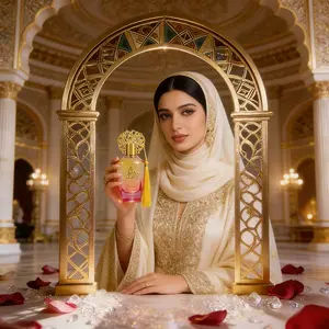 Middle Eastern Arabic Perfume - 3.4 oz Arabic Women's Eau de Cologne Spray - Long-lasting Arabic fragrance, luxurious tassel design, perfect for everyday use, parties, and gift-giving; ideal as a Christmas gift or a gift to express your feelings