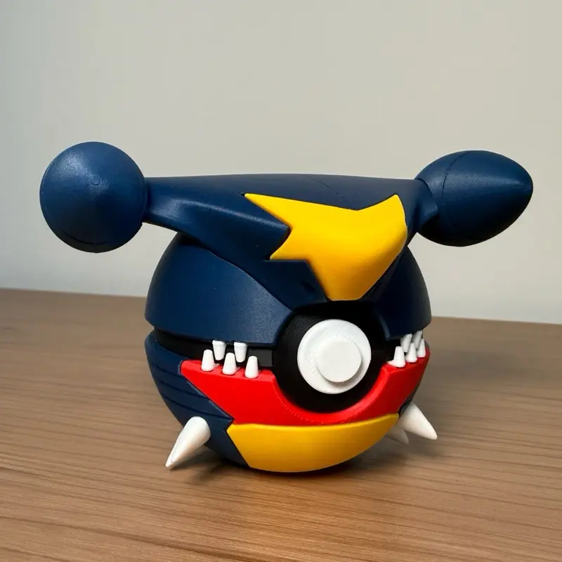 #0445 Garchomp Ball - Made to Order, High-Quality PLA, 3D Printed Pokeball Figure Figurine Decoration