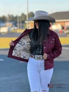 ARIAT WOMENS TAWNY PORT GRIZZLY RANCHERS JACKET 10052601