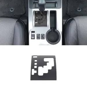 Car Interior Central Gear Shift Panel Trim Cover, DIY Install Vehicle Interior Accessory Sticker with Double-Sided Tape, Fits 2010-2023 4Runner Decal Auto