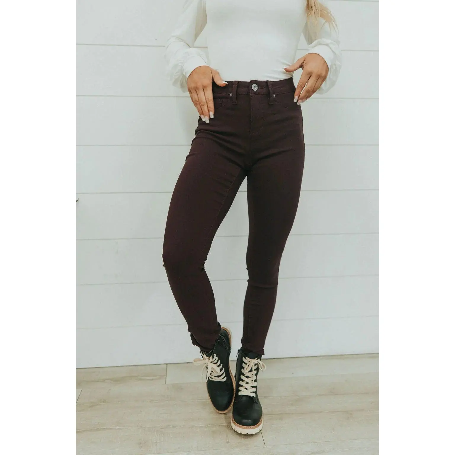 Happy Pants Hyper-Stretch Skinny Jeans - ocean blue